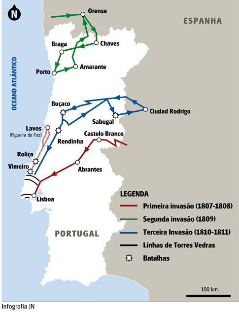 Primeira invasão francesa de Portugal – Wikipédia, a enciclopédia livre