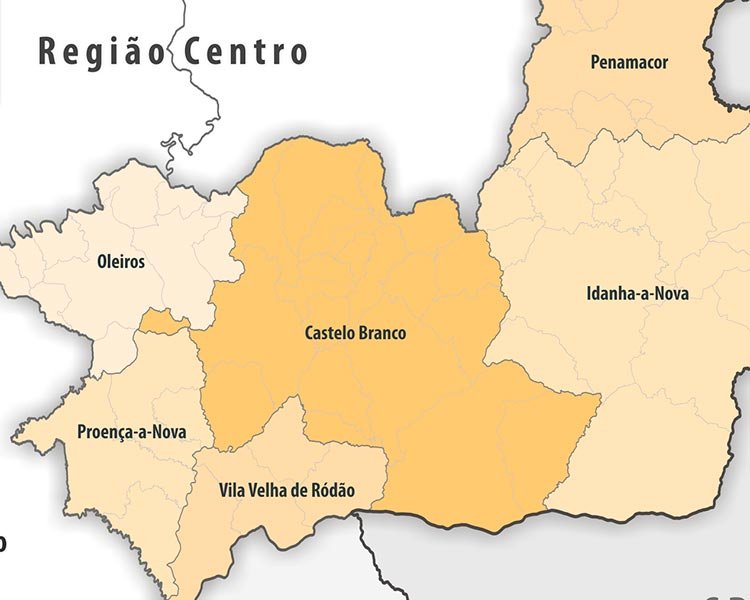 Um mapa de Portugal bem diferente - Cultuga